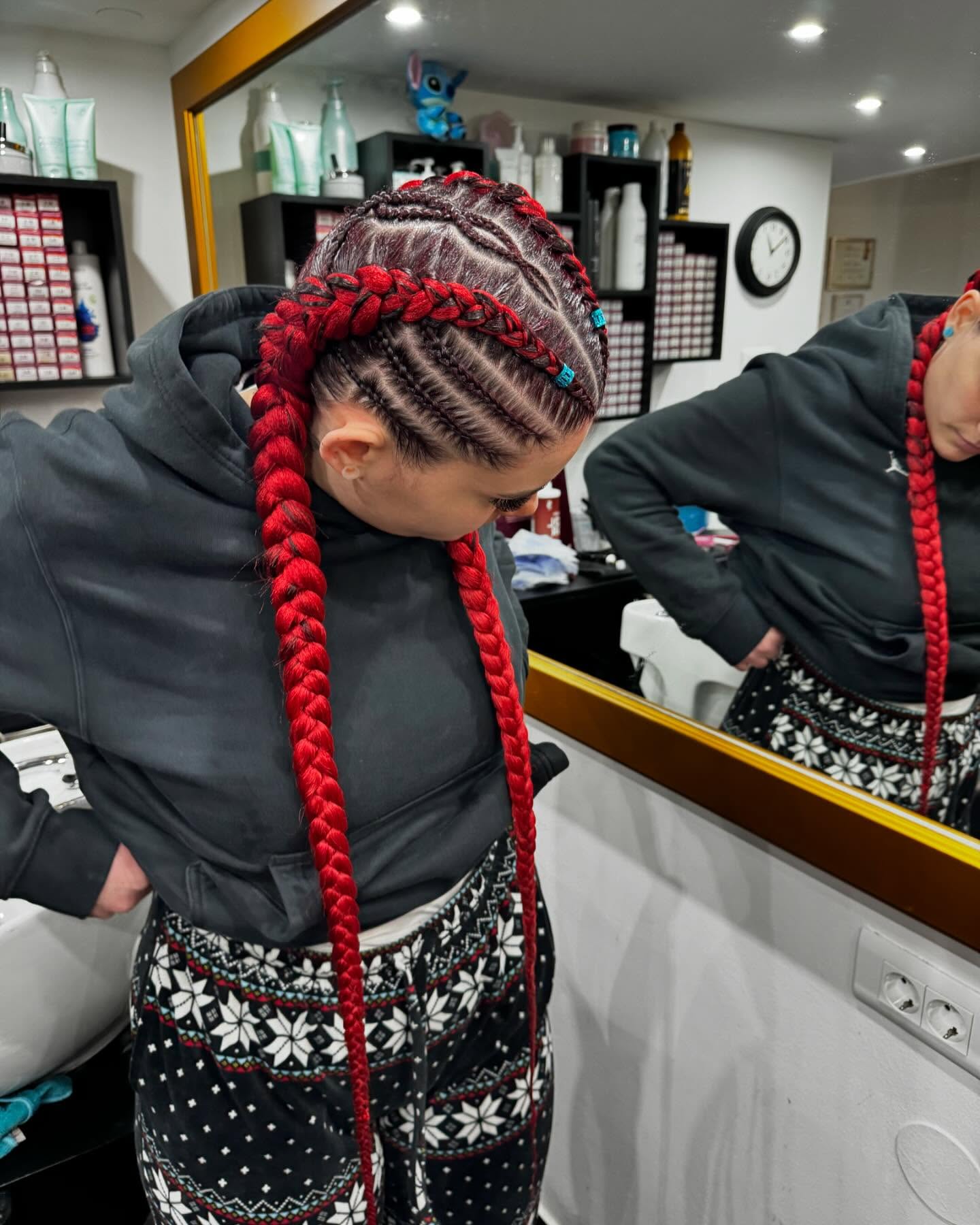 Stylish French Braids 
