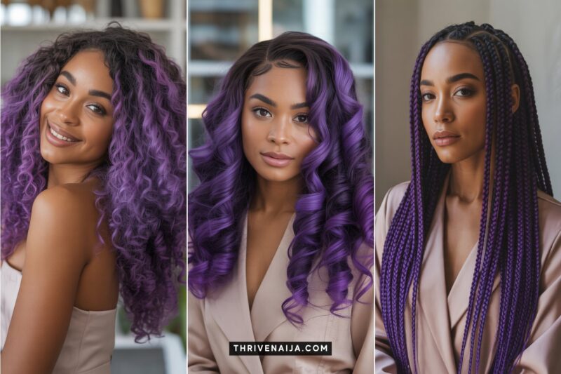 purple hair