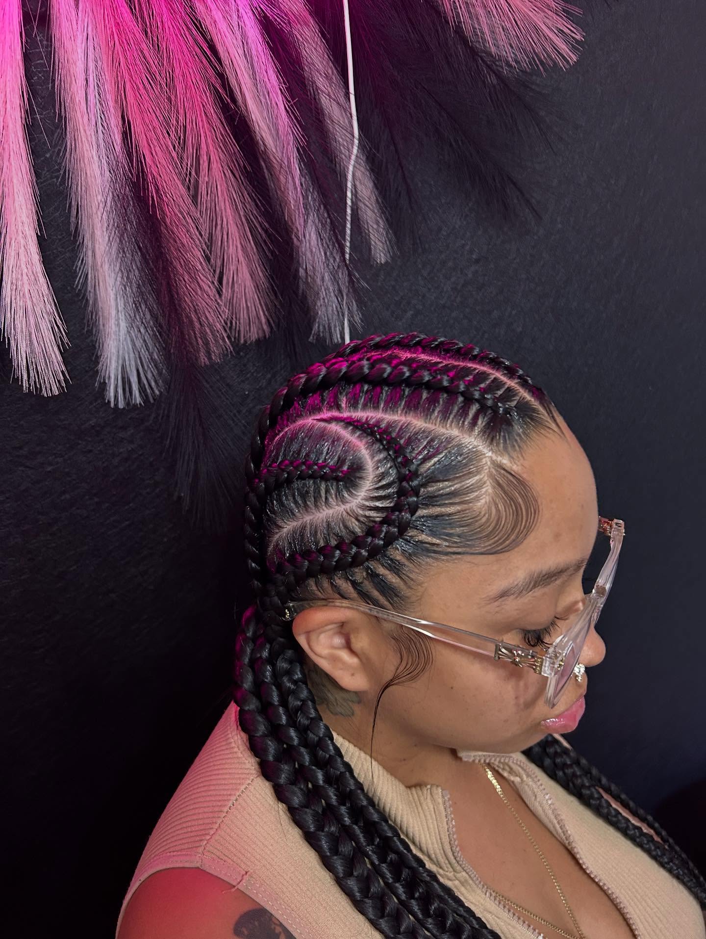 6 Cornrow Braids