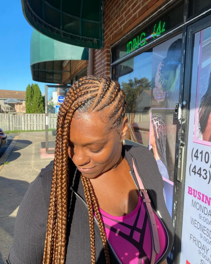 19 Stunning Big Cornrows Hairstyle Ideas | ThriveNaija