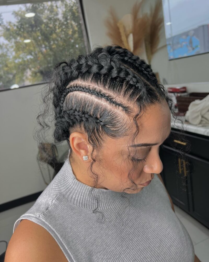 19 Stunning Big Cornrows Hairstyle Ideas | ThriveNaija