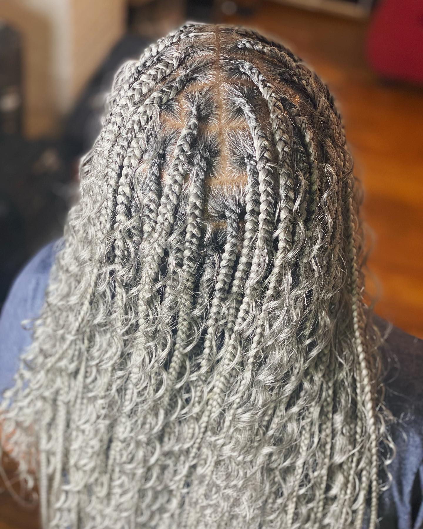 Medium Bohemian Knotless Braids