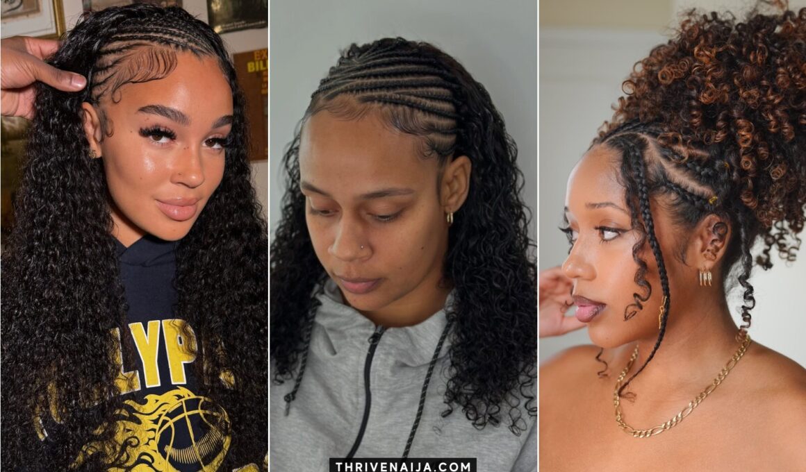 Half Braids Half Curls Natural Hair