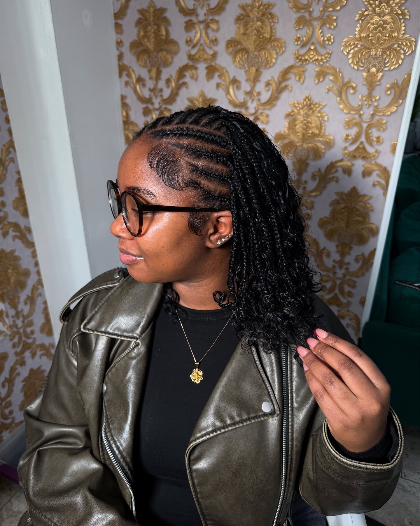 Two-Step Braid with Curls