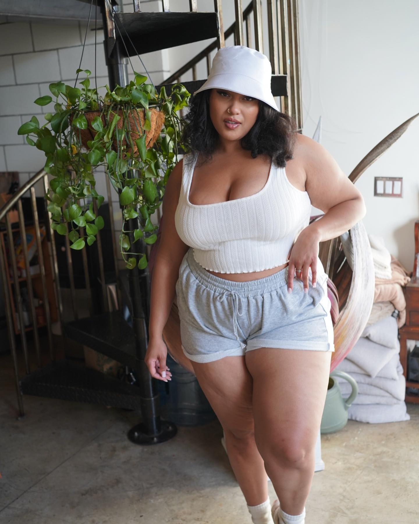 Casual Baddie Short with Tank Top