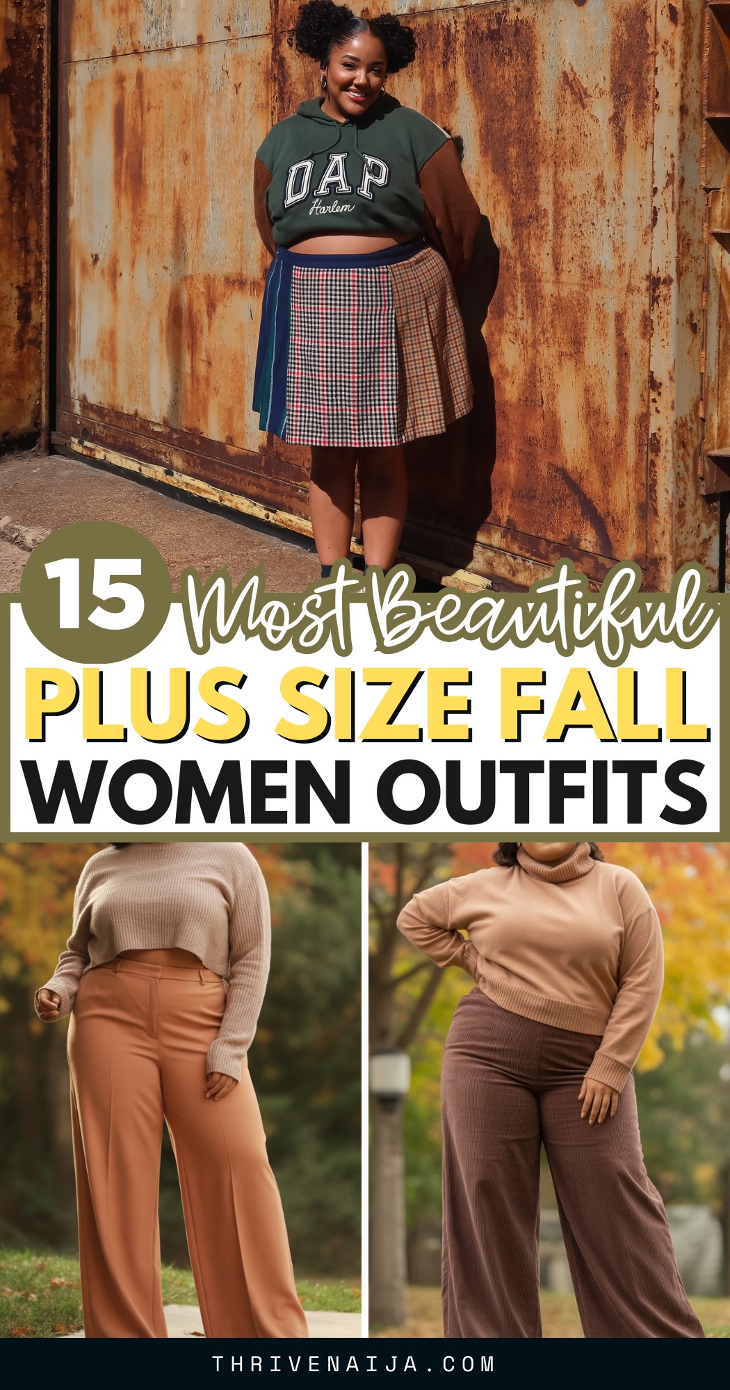 15 Gorgeous Plus Size Fall Outfits for Women