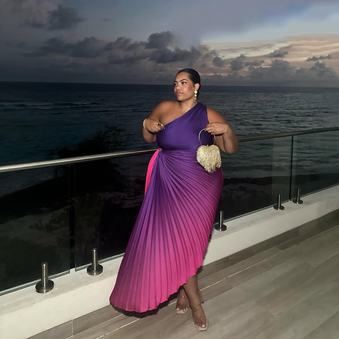 Tahiti ombre maxi dress