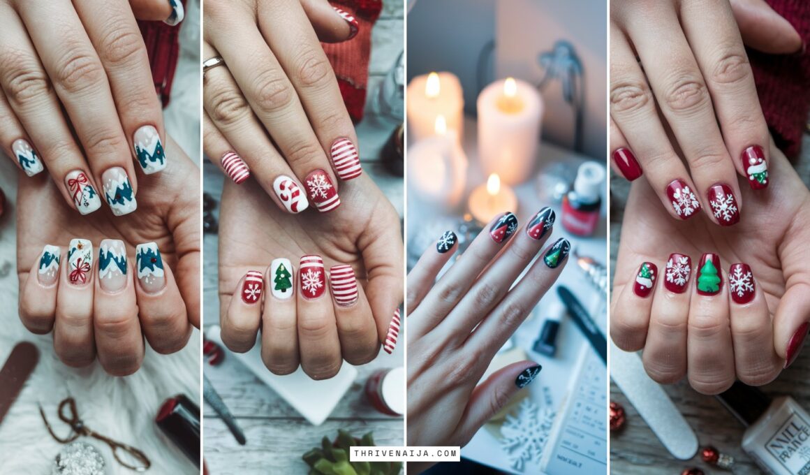 Festive Holiday Nails for Winter