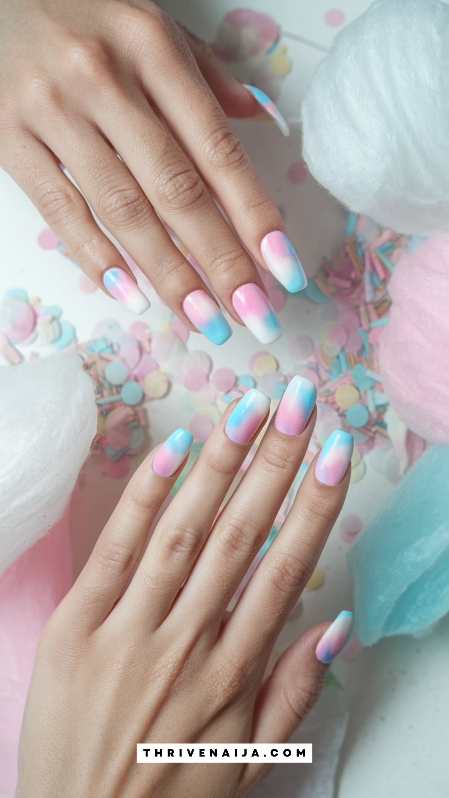 Pastel Tie-Dye Reveal Nails