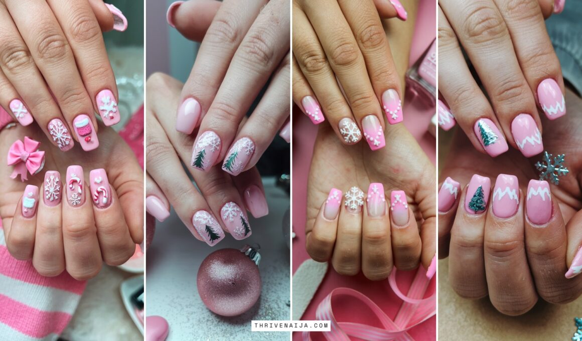 Pretty Pink Winter Nail Ideas
