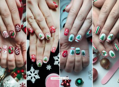 Winter Christmas Nails