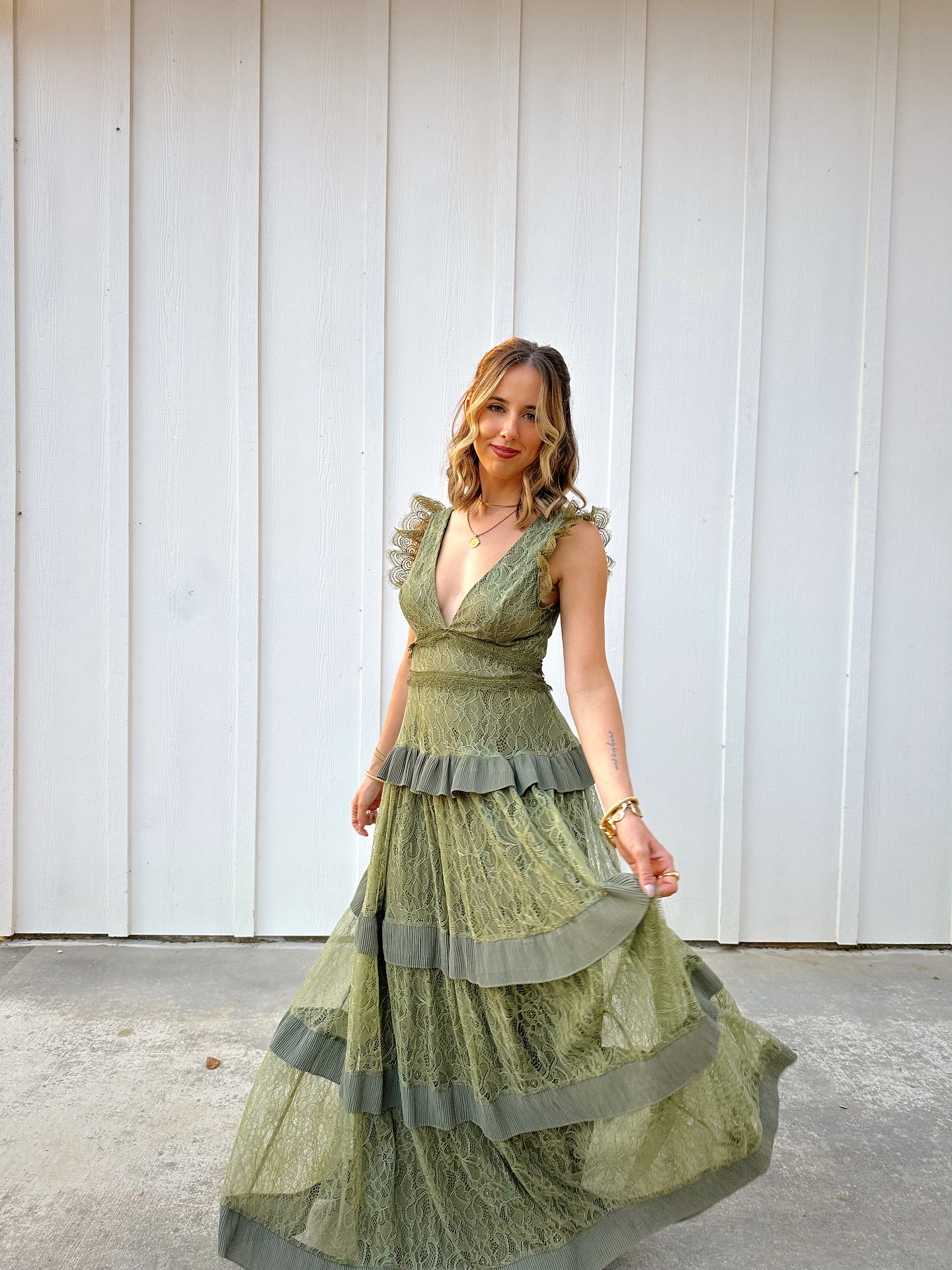 Olive Lacey Dress