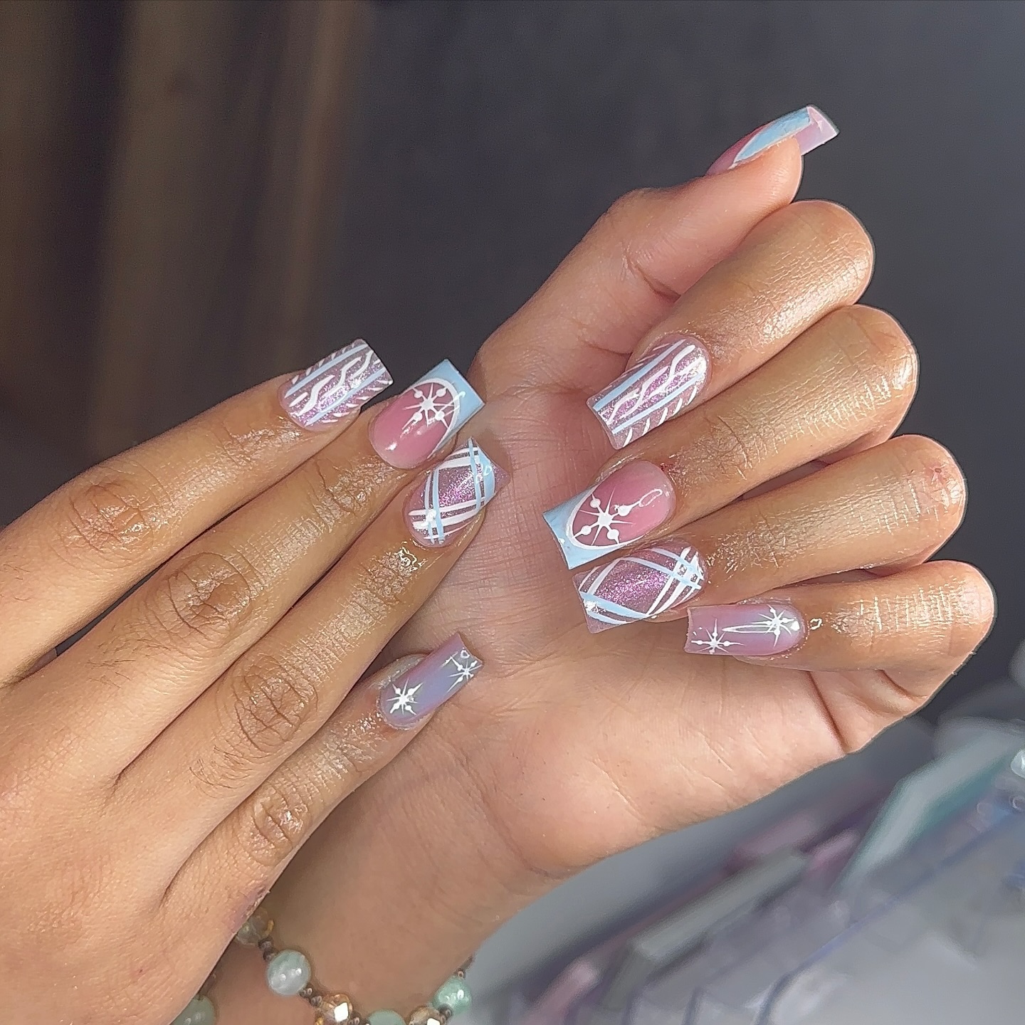 Stunning Short Winter Nails