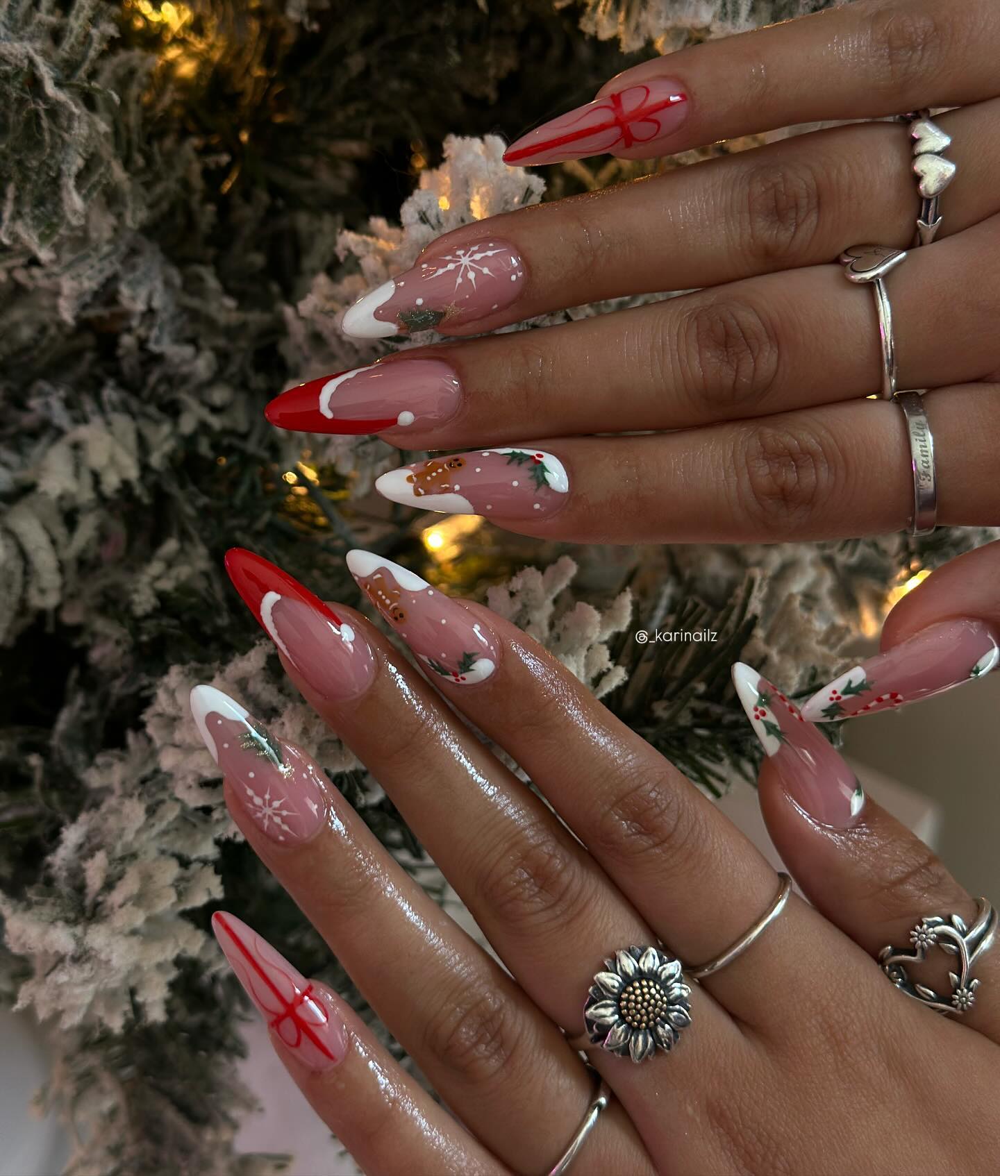 Decorative Christmas Nails