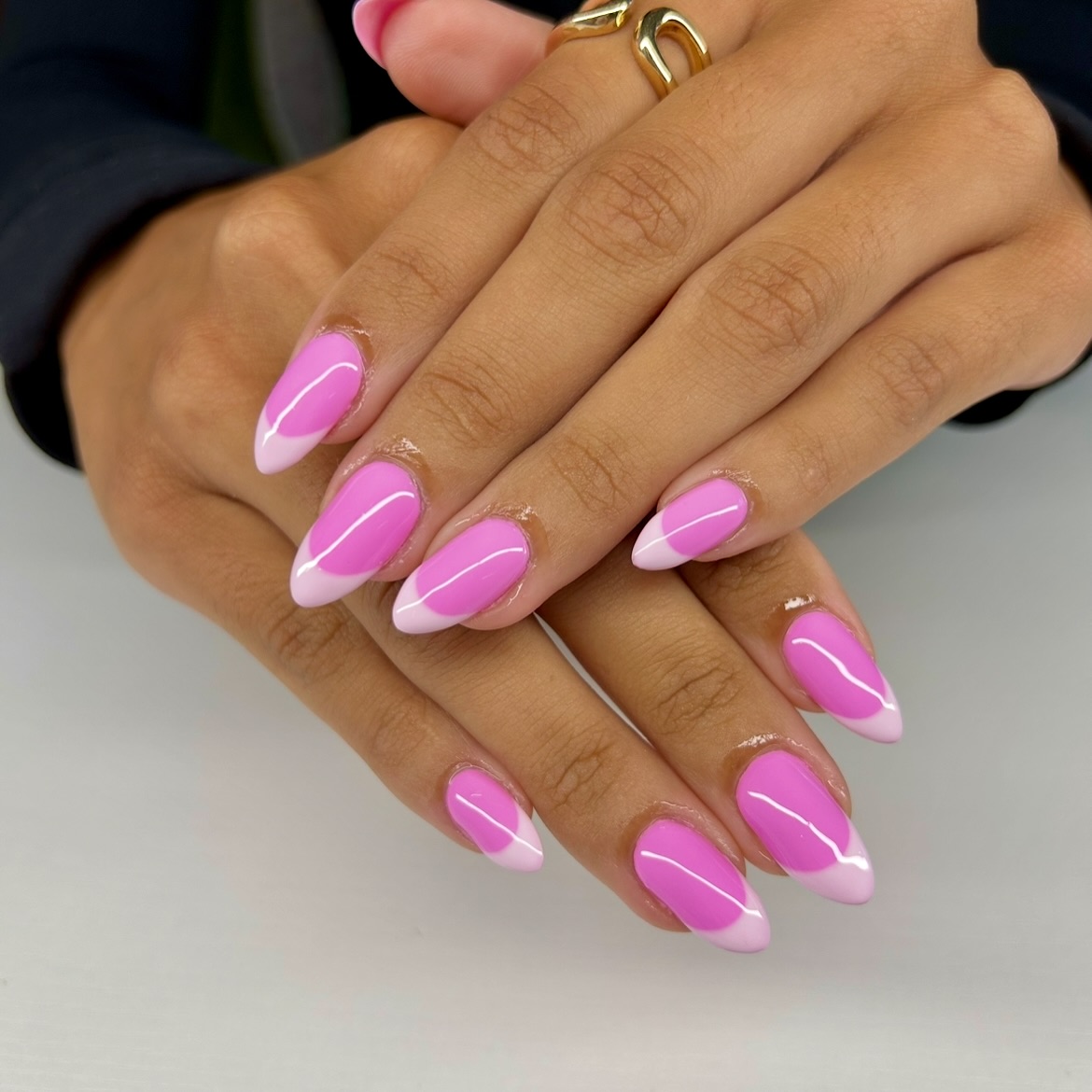 White French Pink Nail Set