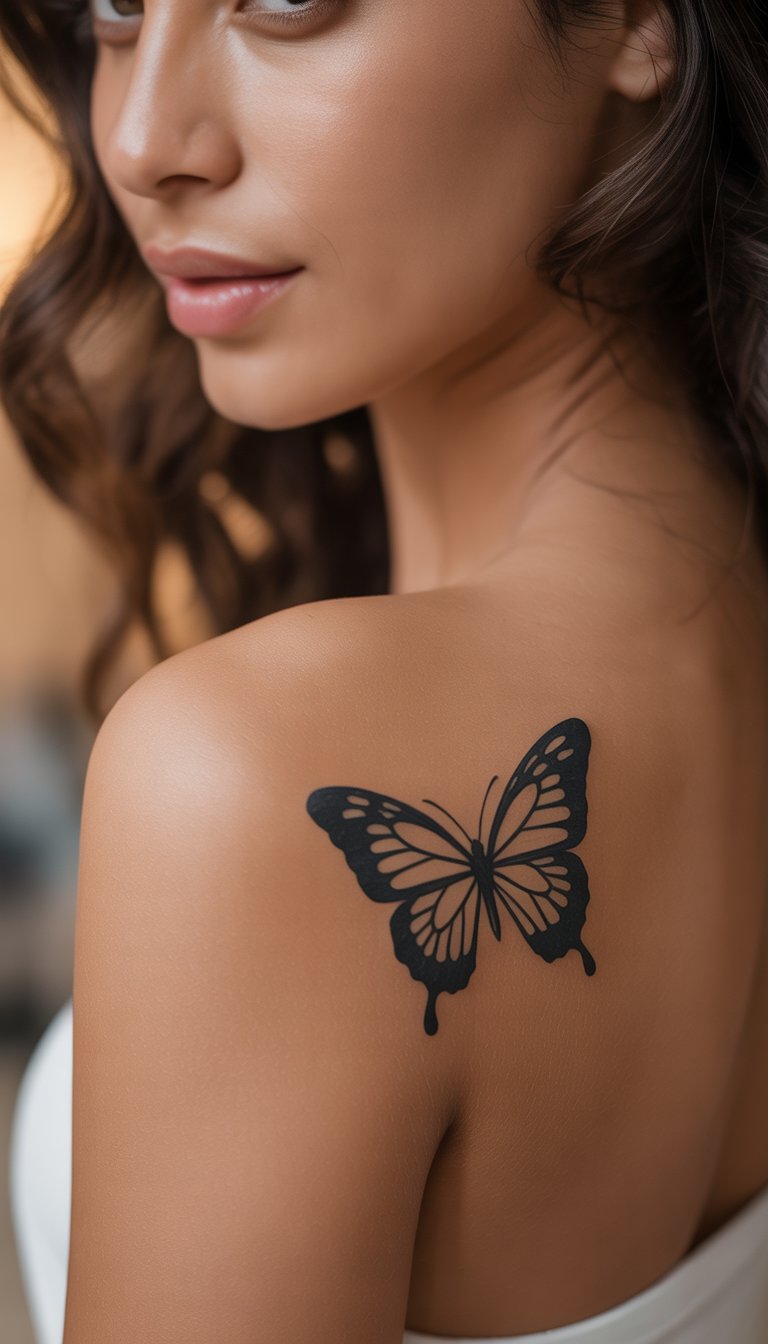 Black Ink Silhouette