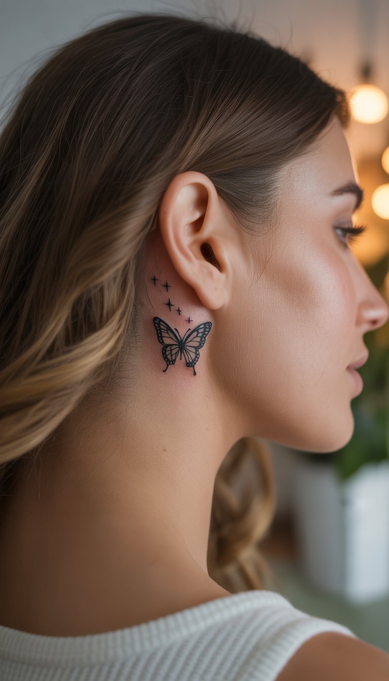 Butterfly with Stars