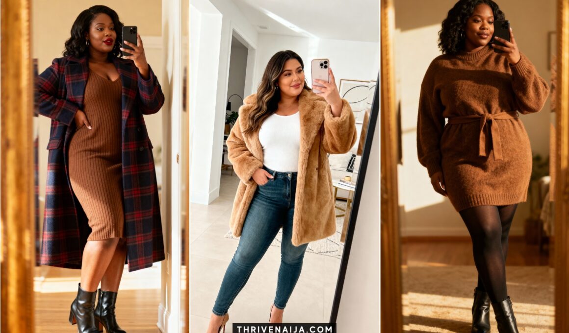 Curvy Winter Outfit Ideas for Women