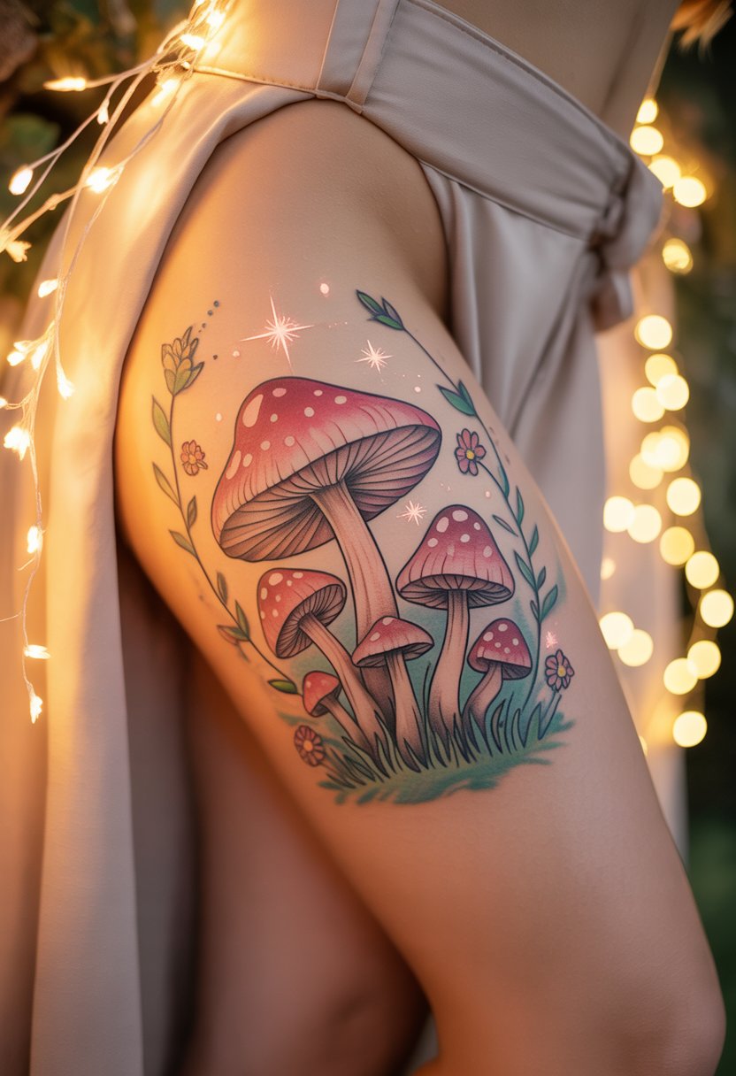 Fairycore Mushroom Sleeve