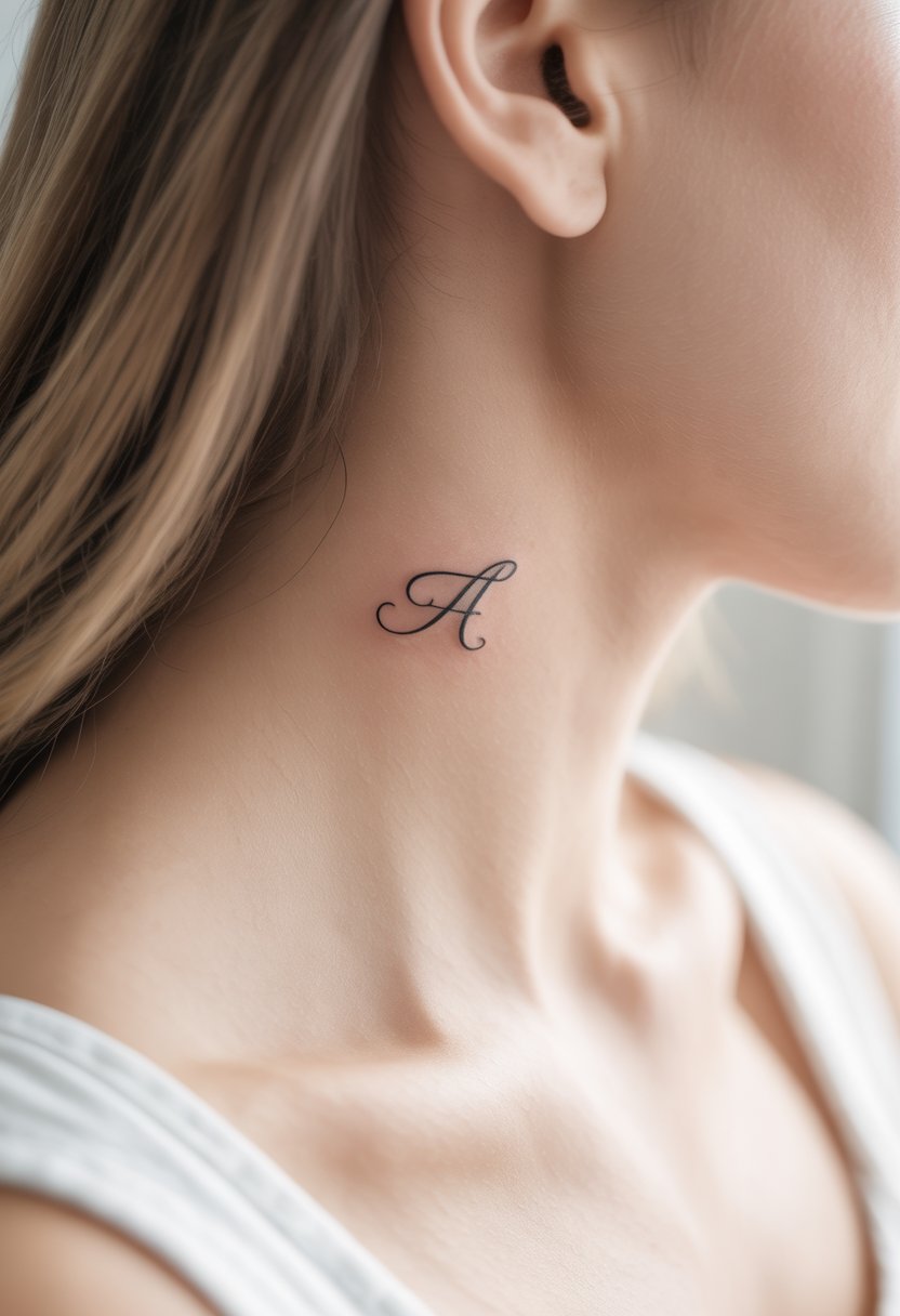 Initial Letter Tattoo
