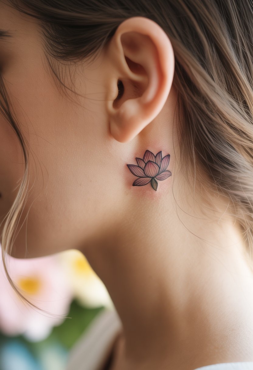 Lotus Behind the Ear