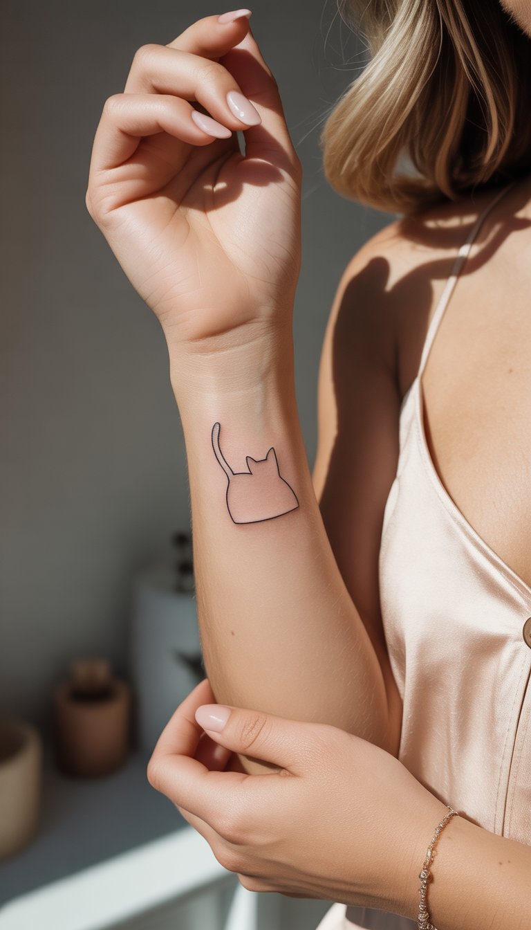 Minimal Cat Outline