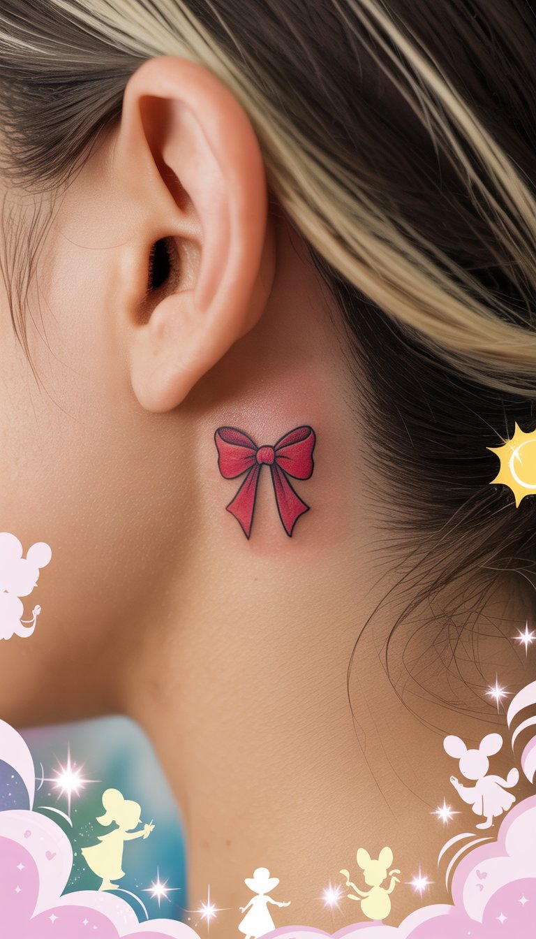 Minnie Bow Tattoo