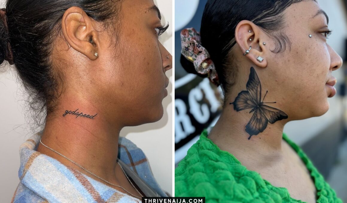 NECK Tattoos women