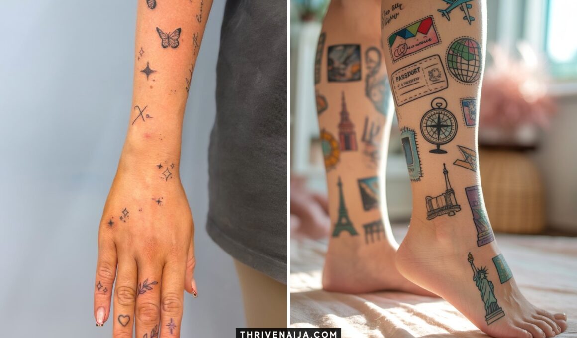 Patchwork Tattoo Ideas for Women