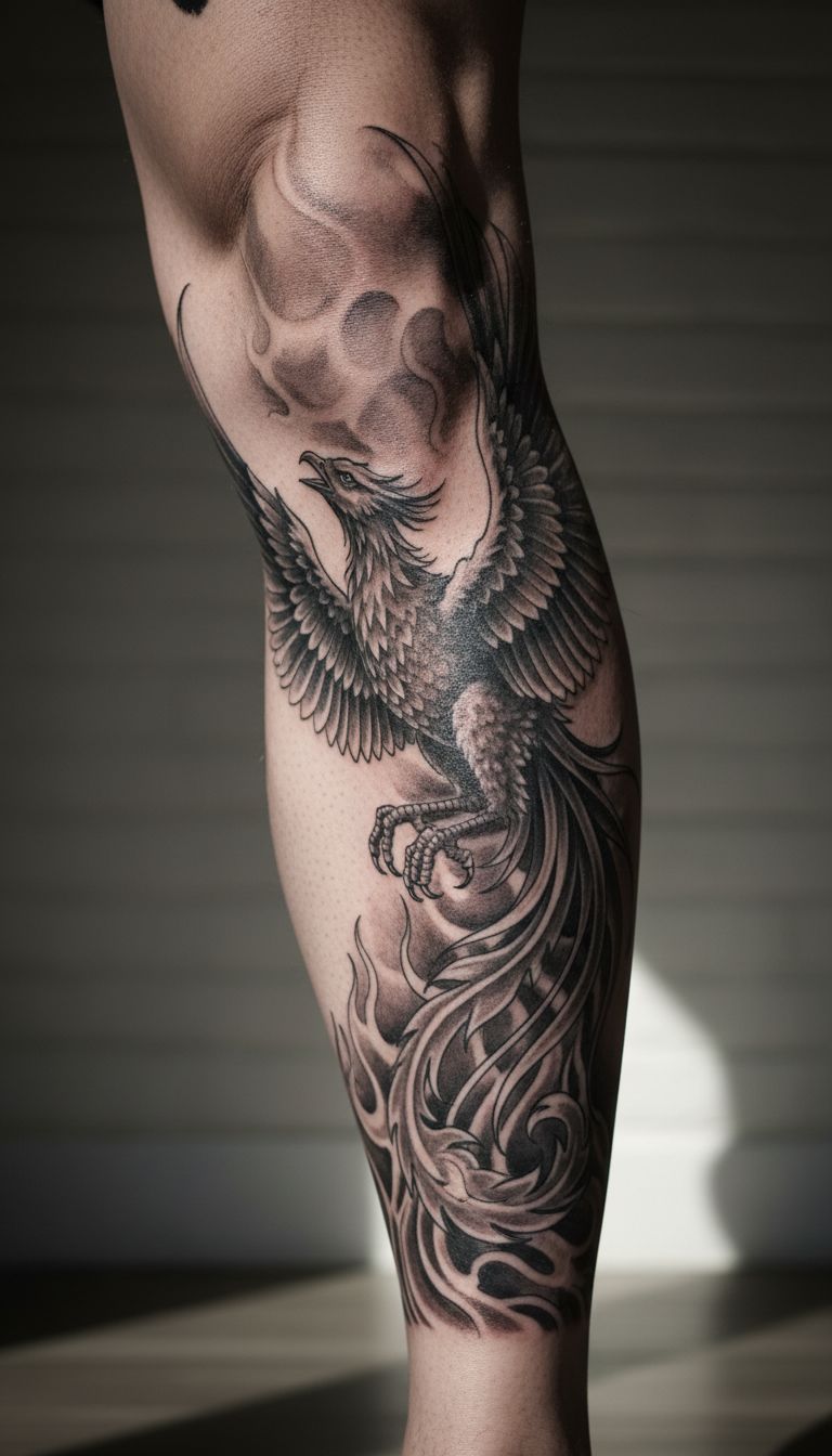 Phoenix Rising Tattoo