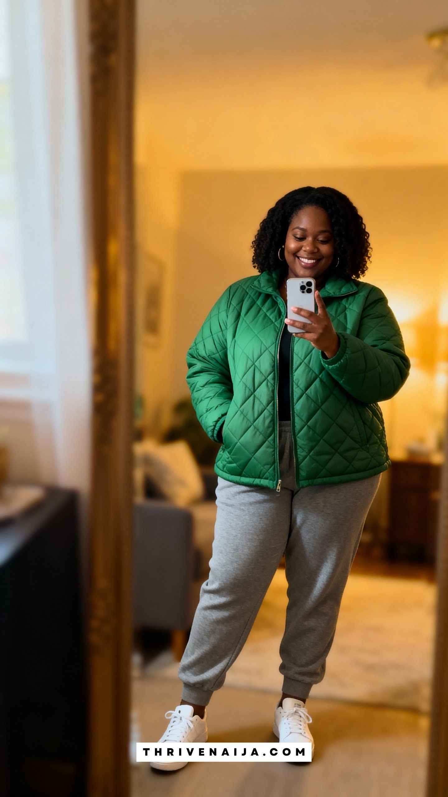 Quilted Jacket with Joggers