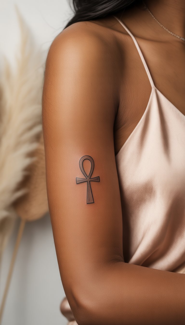 Small Ankh Tattoo