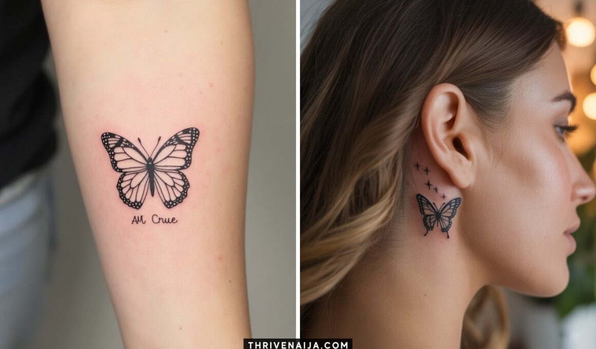 Small Butterfly Tattoo Ideas