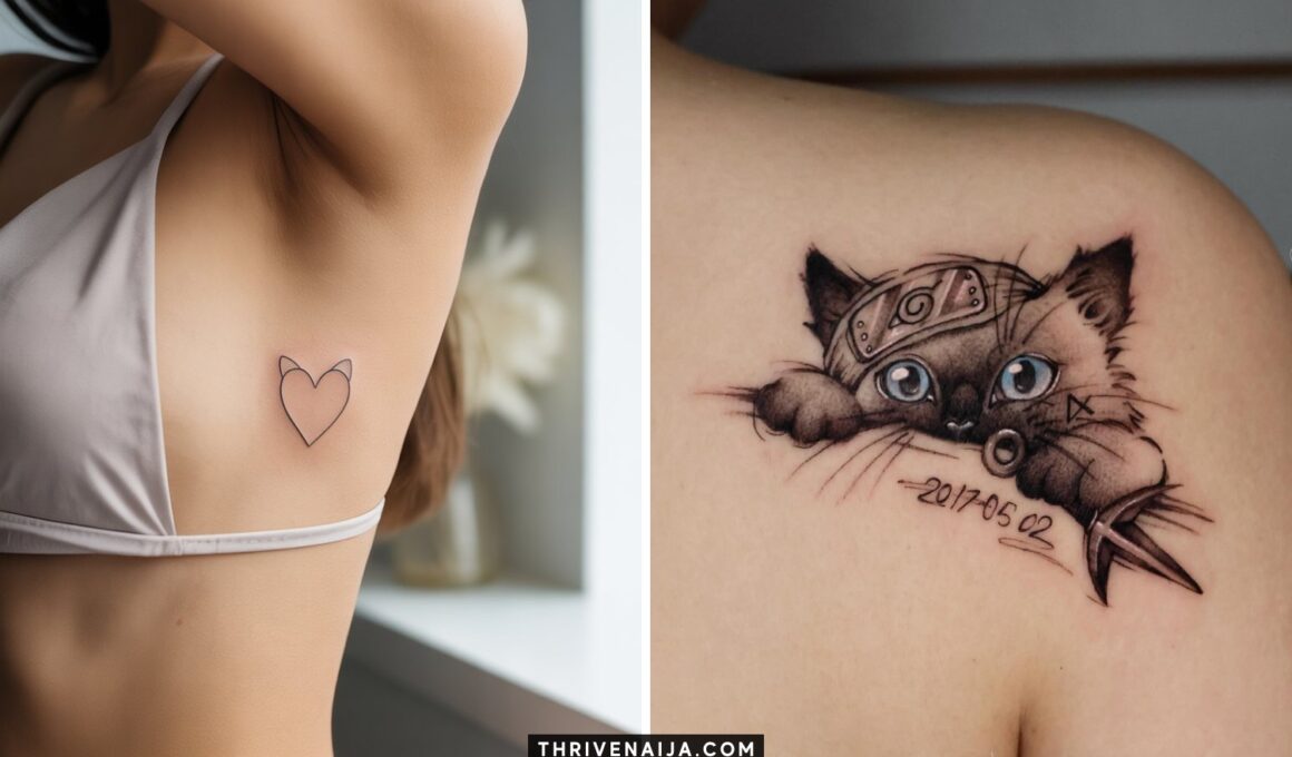Small Cat Tattoo Ideas