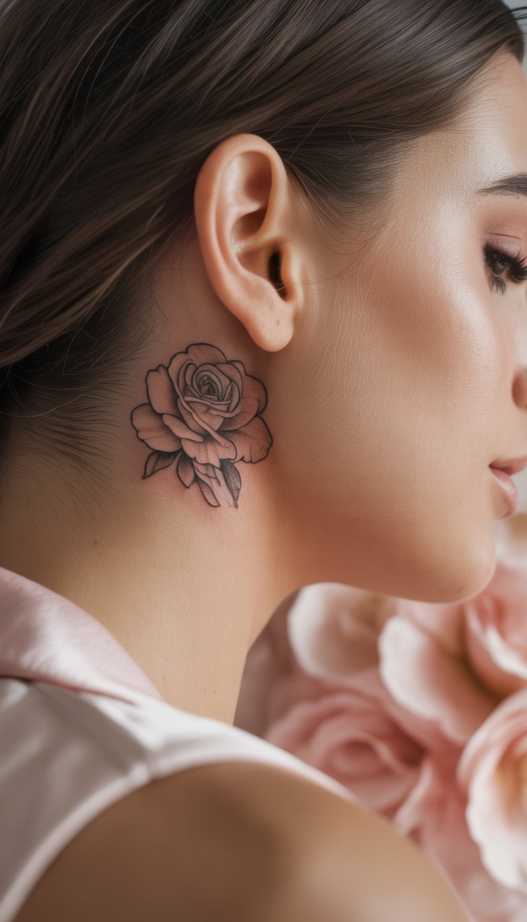 Small Rose Tattoo