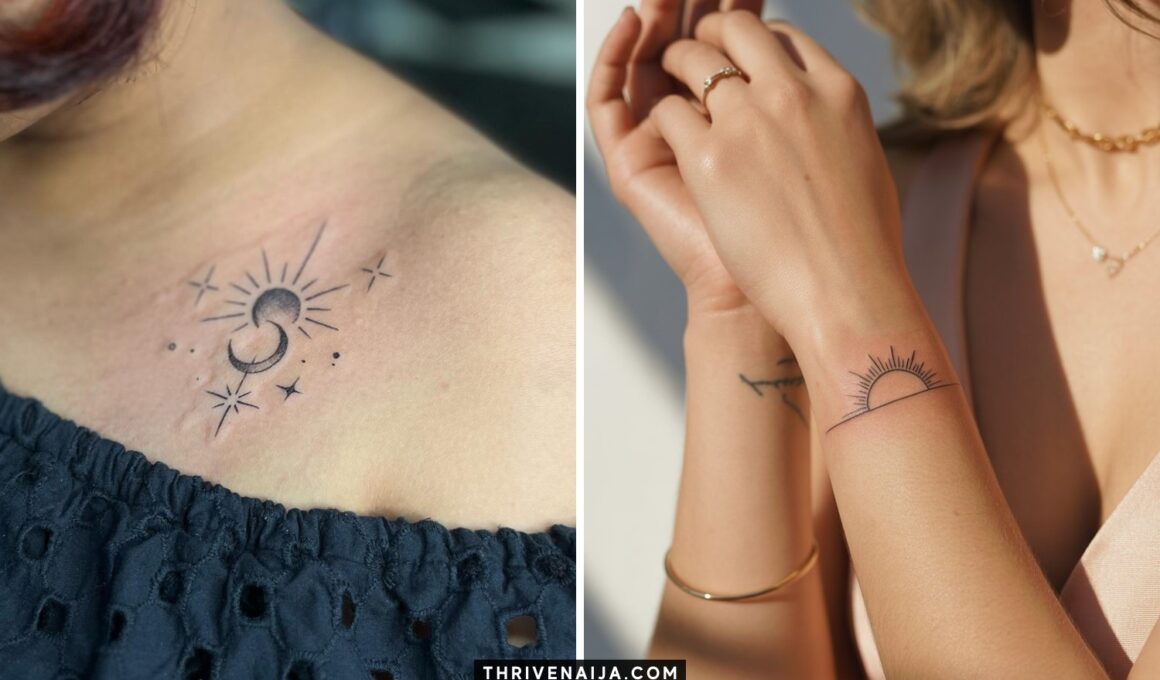 Small Sun Tattoo Ideas