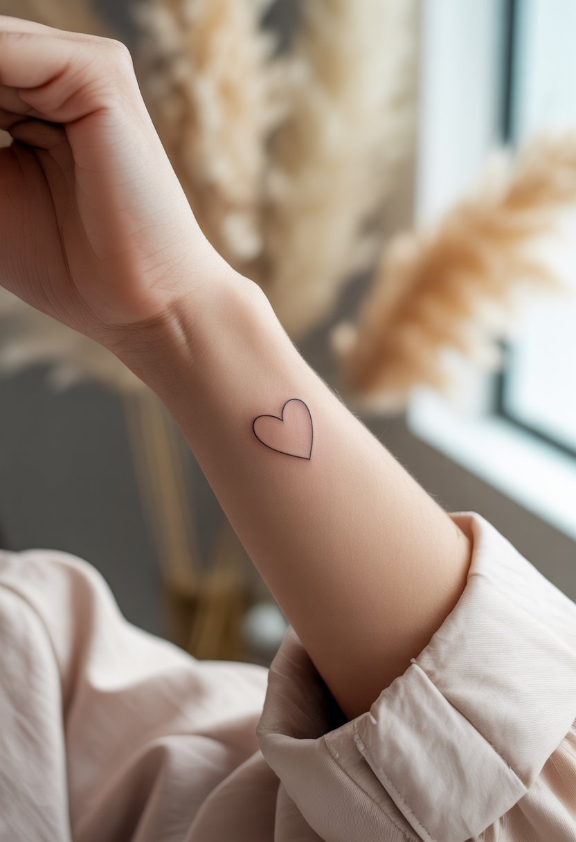 Tiny Heart Tattoo