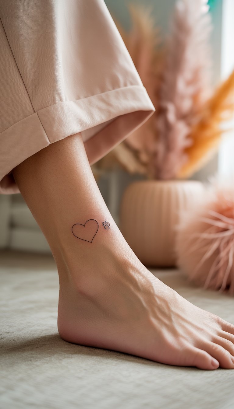 Tiny Heart and Paw Combo