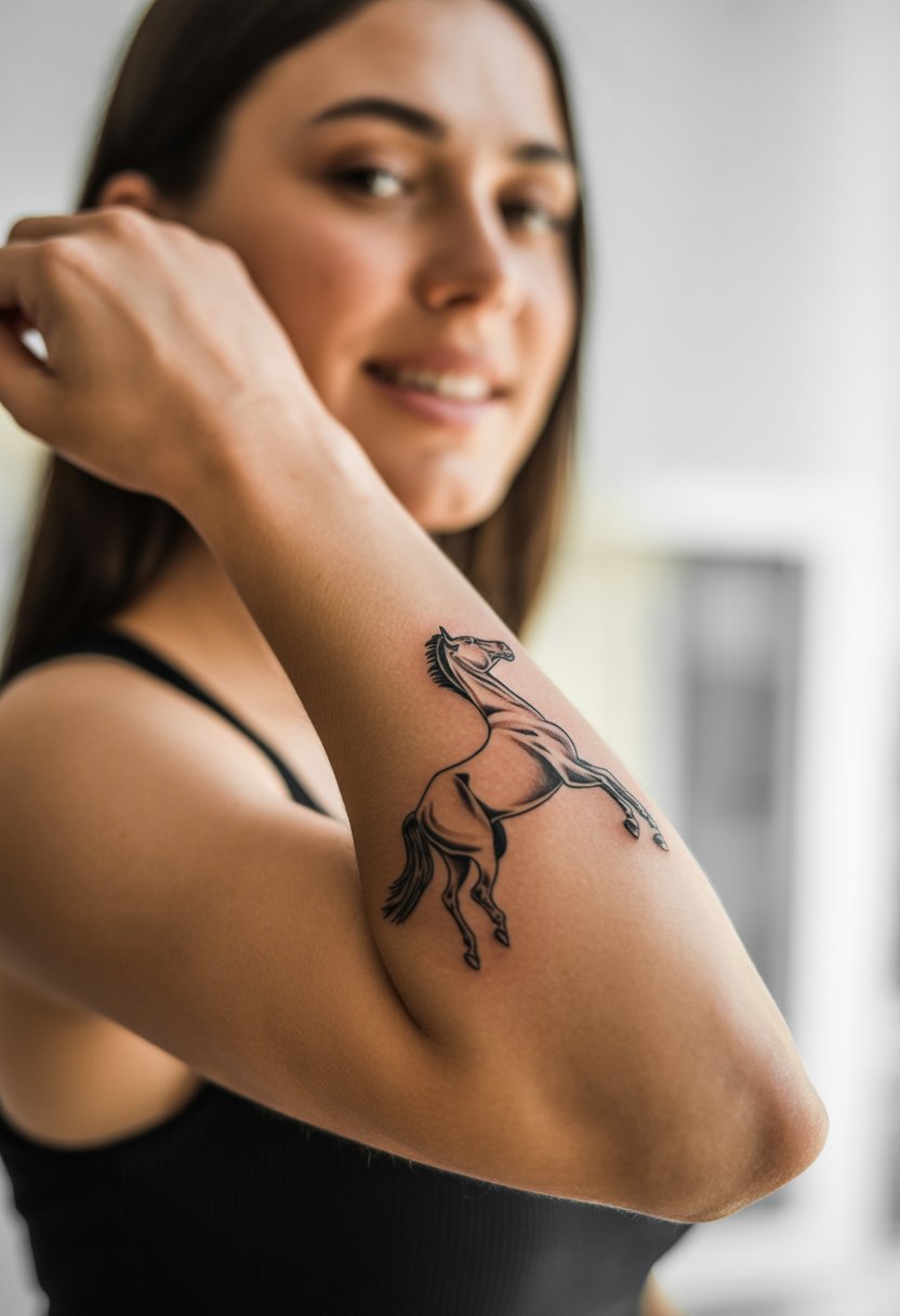 Tiny Horse Gallop Line