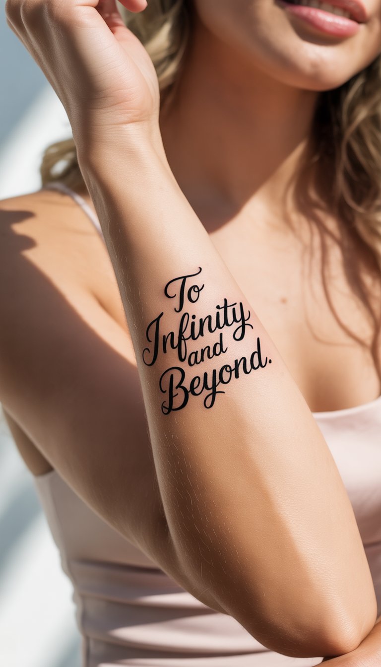 “To Infinity and Beyond” Quote