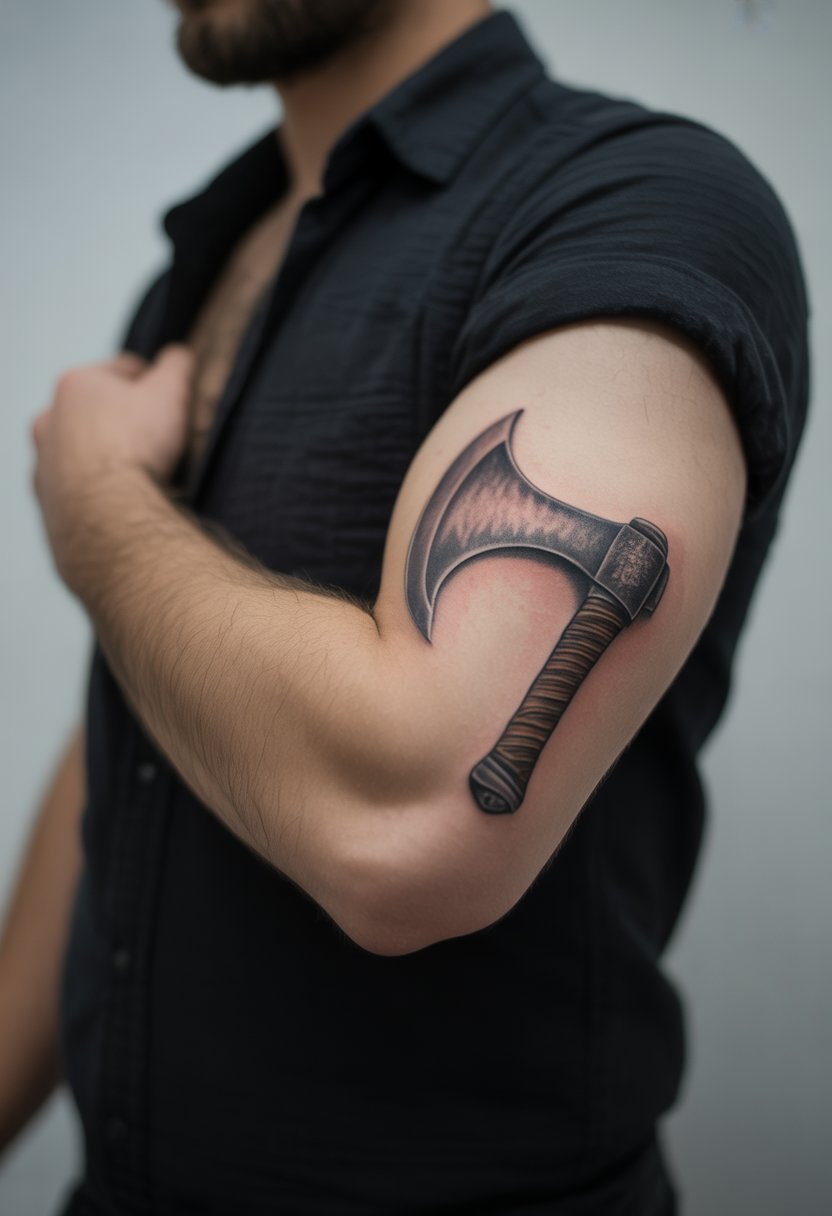 Viking Axe Tattoo