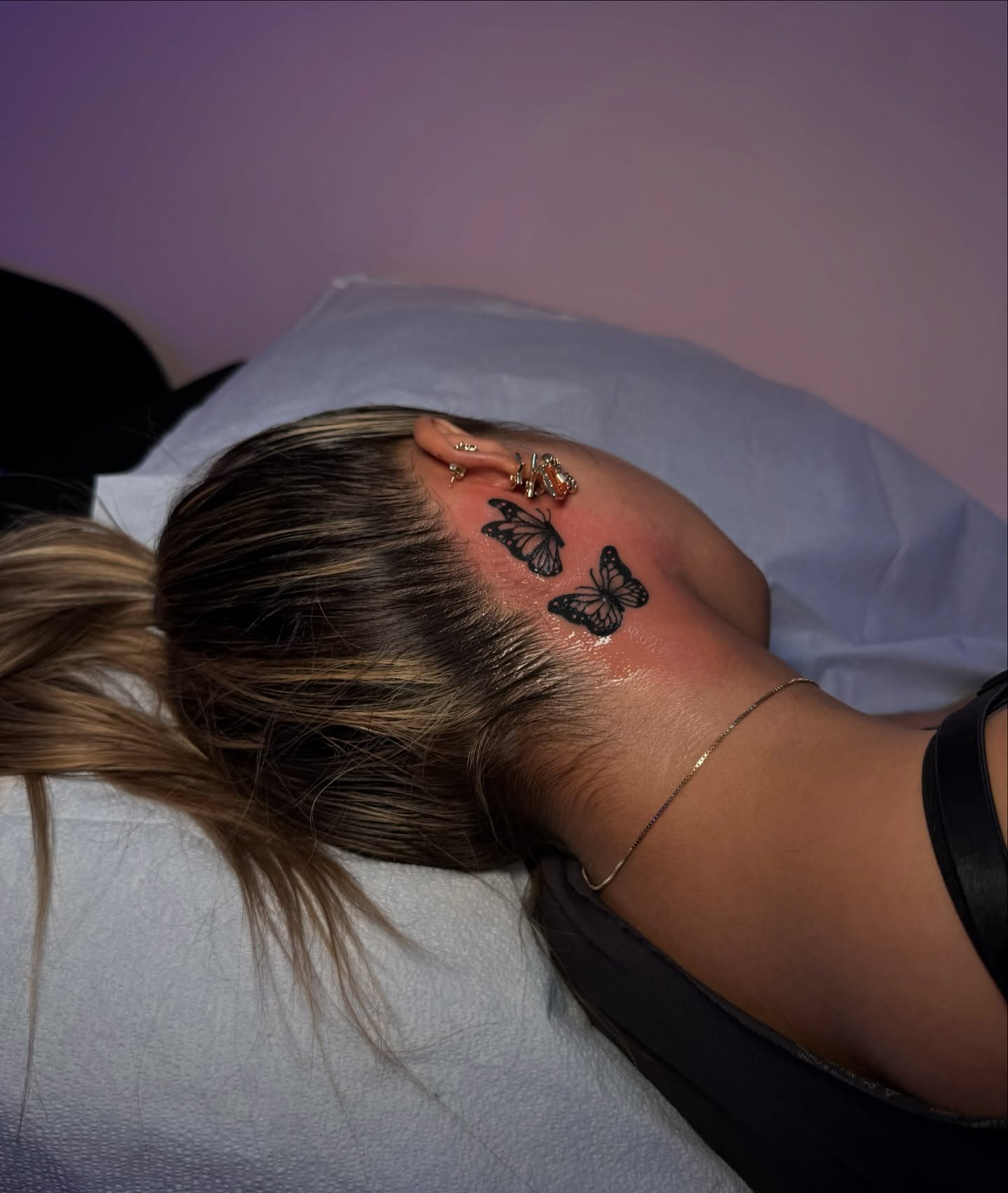 Behind the Ear Butterfly