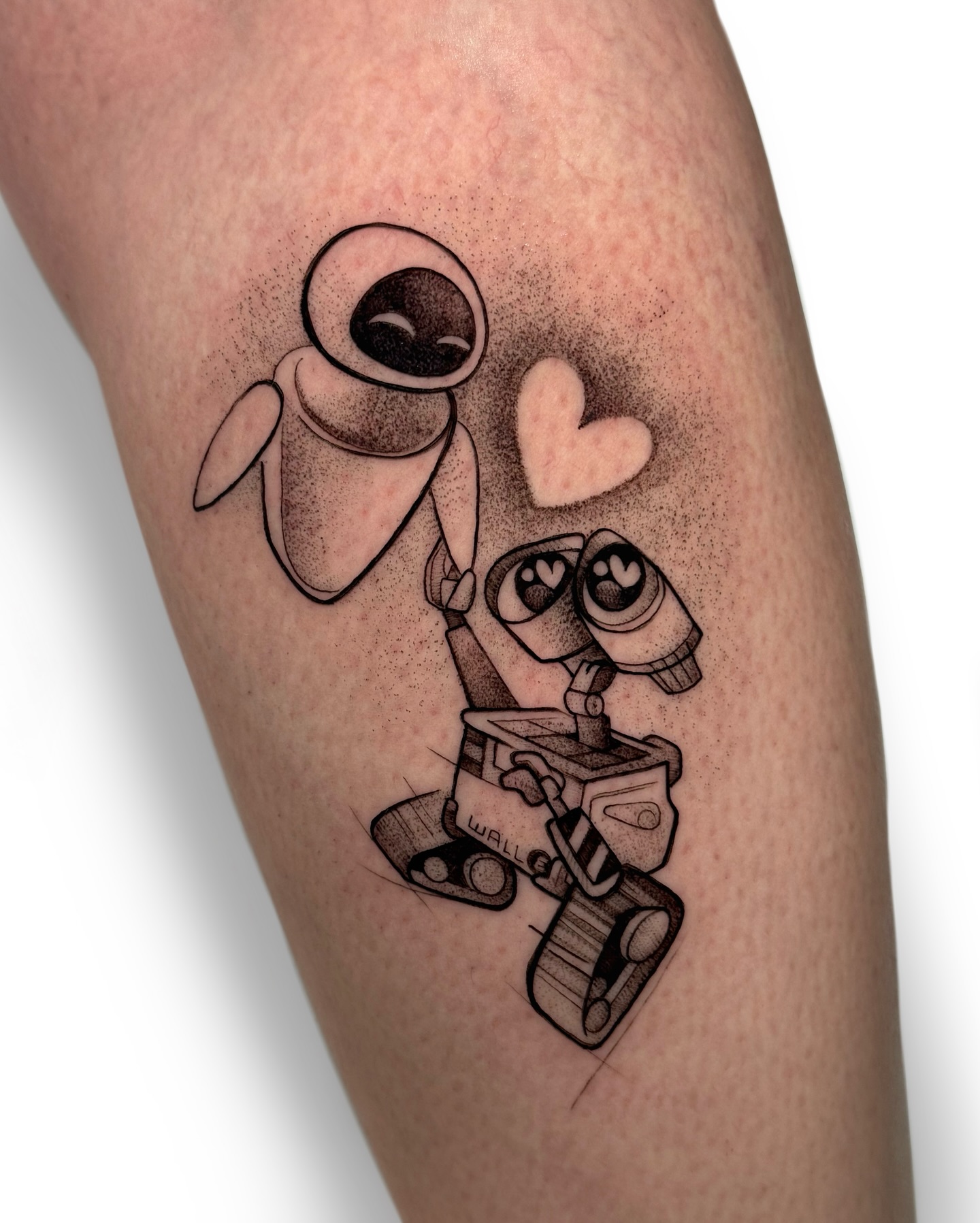 Wall-E and Eva Tattoo