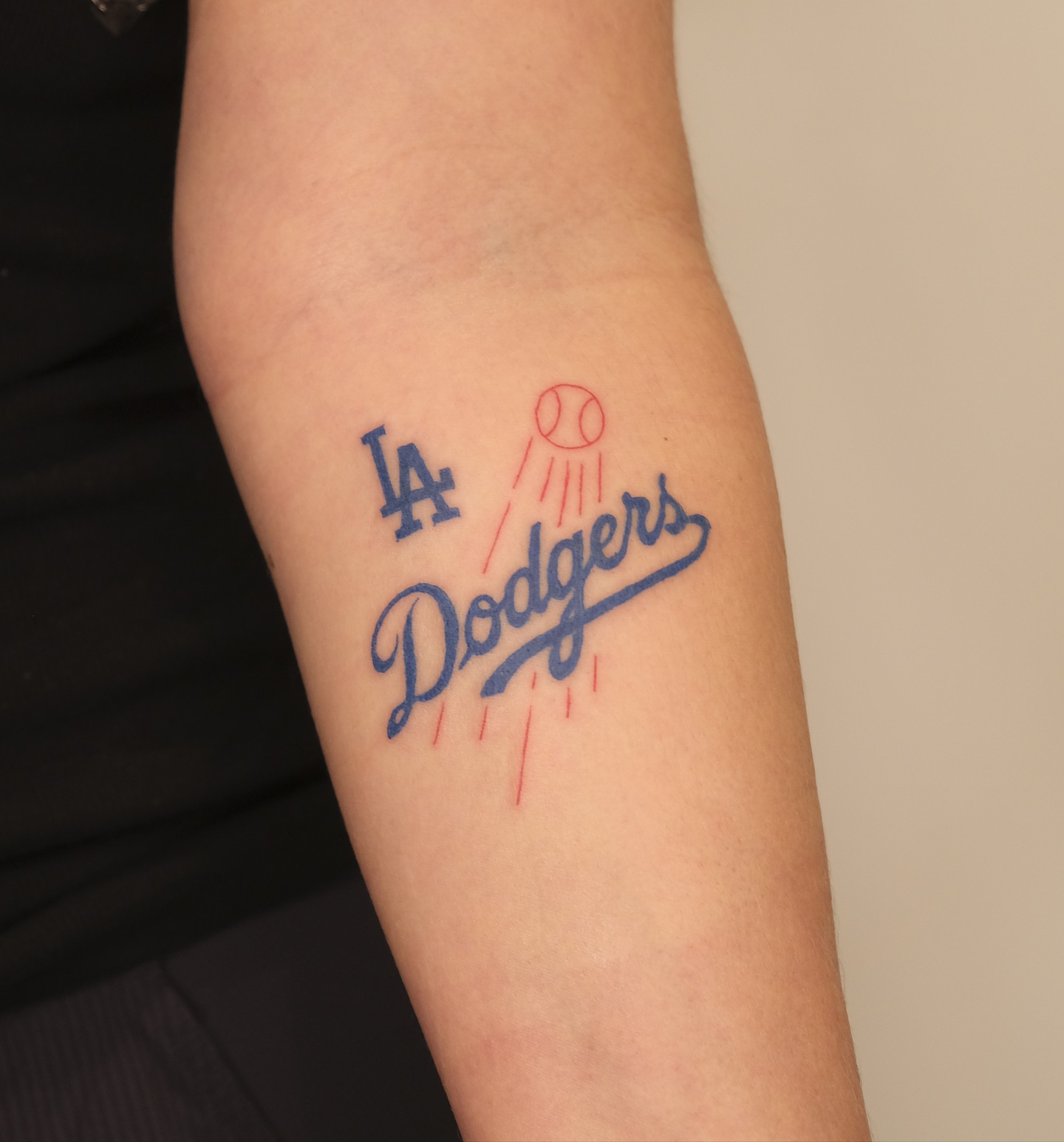 Dodger Fan Tattoo