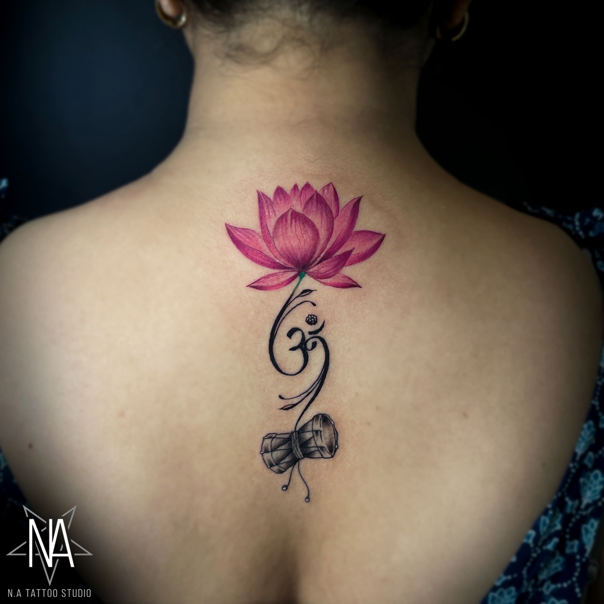 Lotus Anklet Tattoo