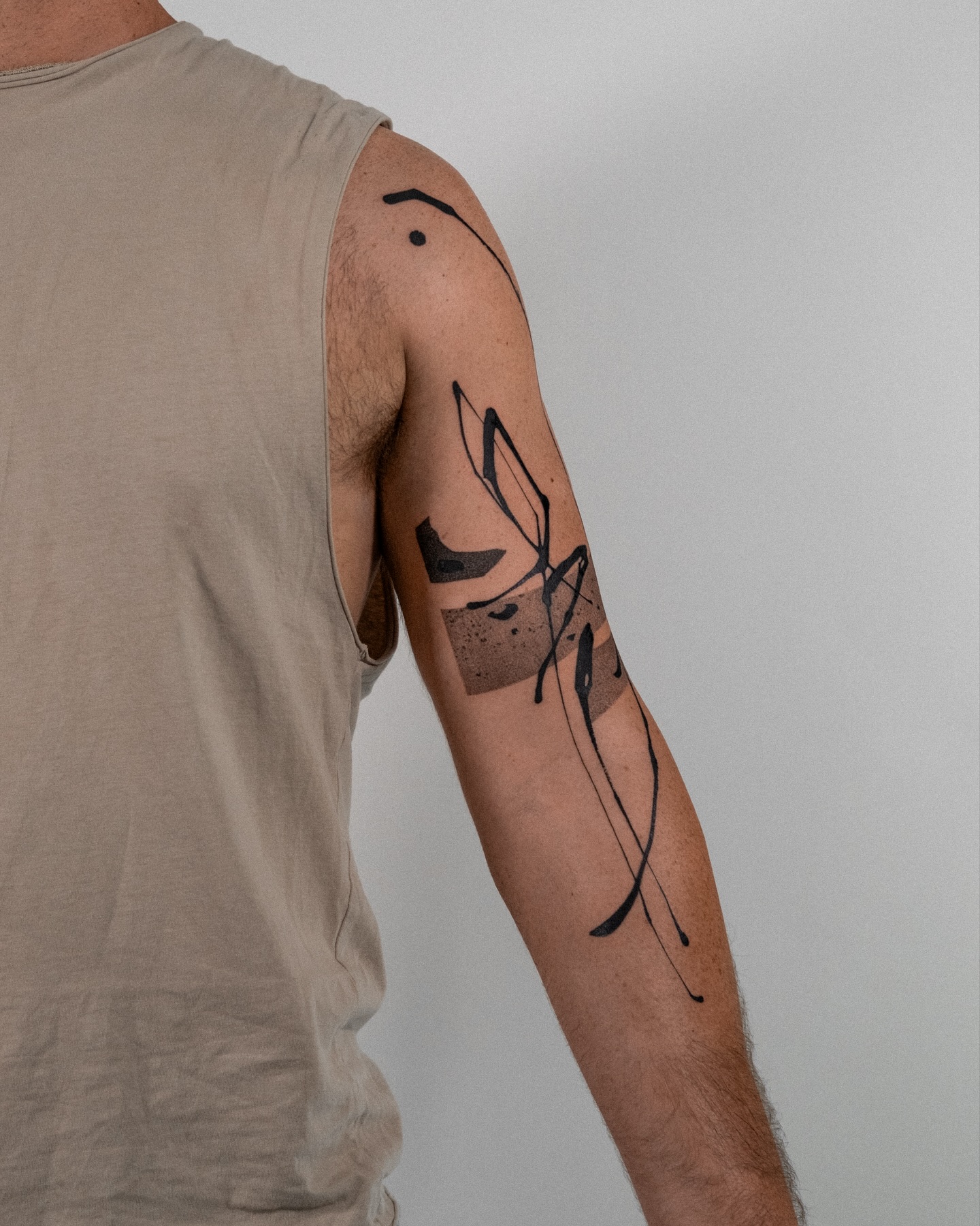 Abstract Arm Tattoo