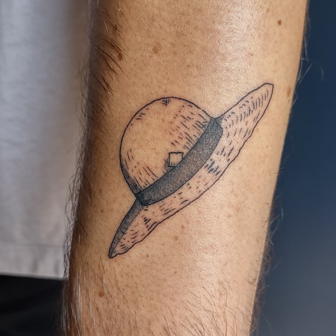 One Piece Fineline Tattoo