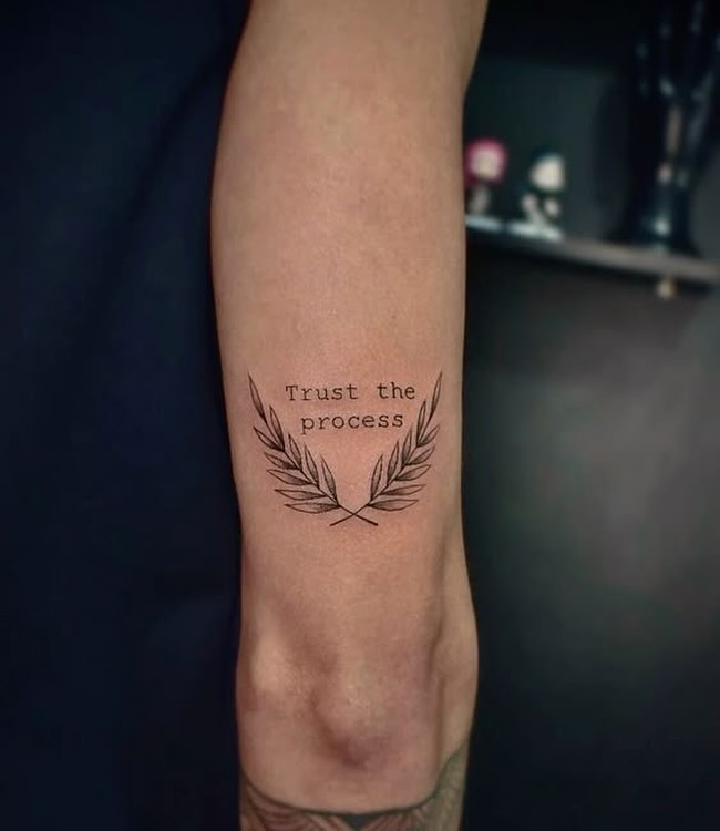 Crescent Shadow Moon Wrist Tattoo