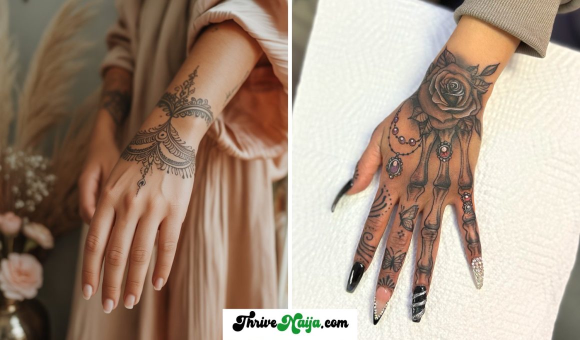 Beautiful Hand Tattoo Designs for Women