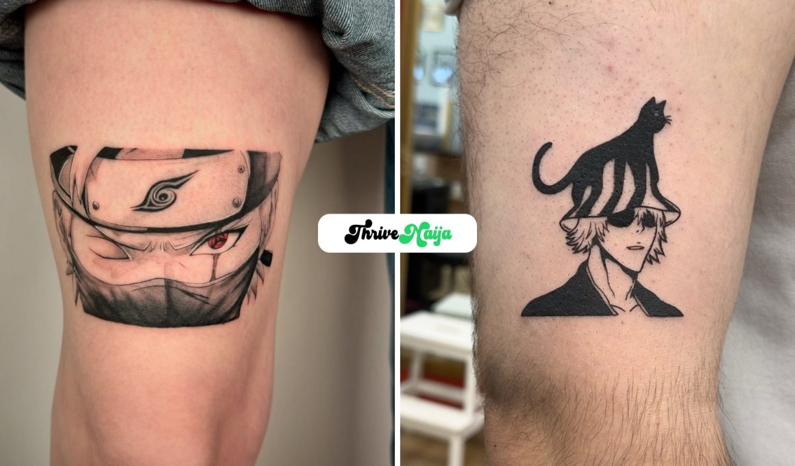 Cool Small Anime Tattoos for Men